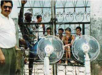 Giving Stand Fan for prisoners