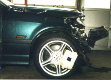 Side view of the front