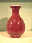 18th century<br>sang de boeuf vase
