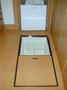 UNDER-FLOOR STORING RACKS