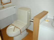 WESTERN-STYLED BATHROOM/TOILET AND SINK