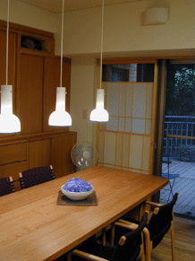 SKELETON INFILLING HOUSE SAMPLE/DINING