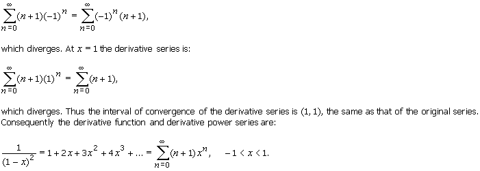 10 2 Derivatives And Integrals Of Power Series