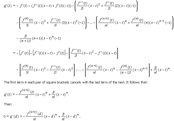 10 5 Taylor Polynomials And Taylor Theorem