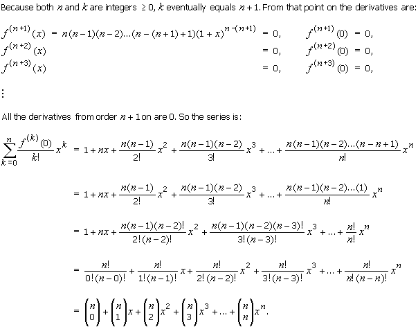 10 6 The Binomial Series