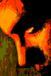 from the cover of 'drawing blood' by poppy z. brite. illustration copyright � 1993 miran kim. all rights reserved.