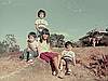 Belinda and Chris on the famous Bundok ng Tralala of Philam Homes. This was taken in the later part of 70's because if you look at the background, the newly constructed barangay hall is seen - sent by Sab