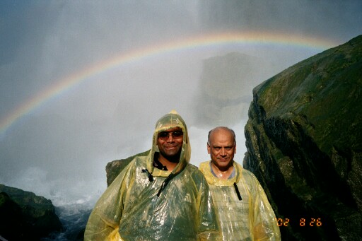 Philip and Dad at the Falls