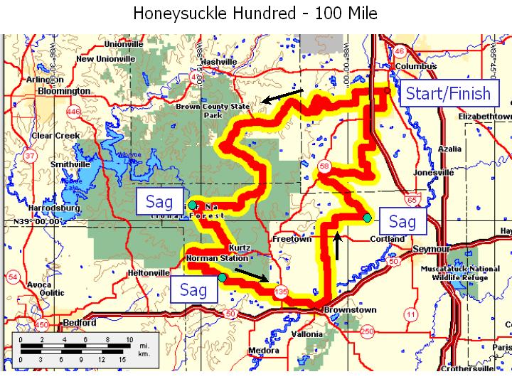 100 Mile Route