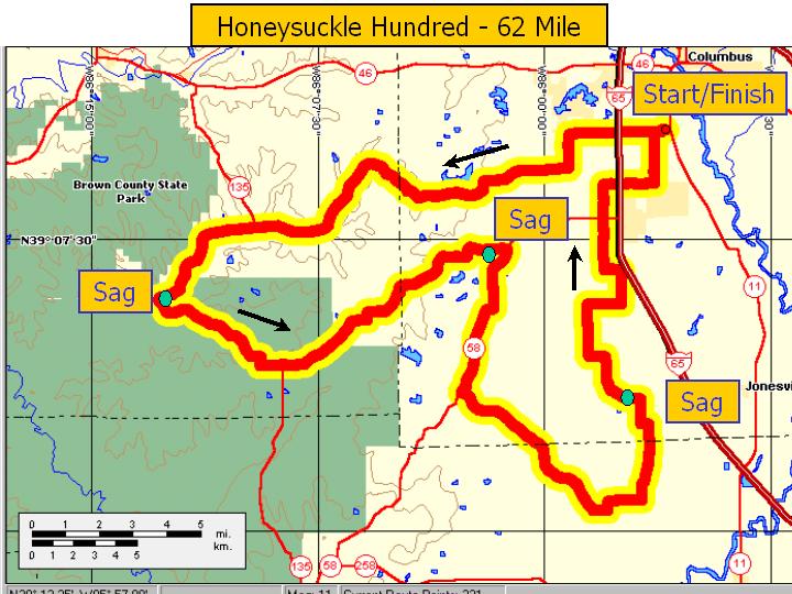 62 Mile Route