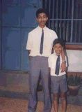 Me and Tinu , During our School Age
