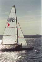 Going to windward in light air.