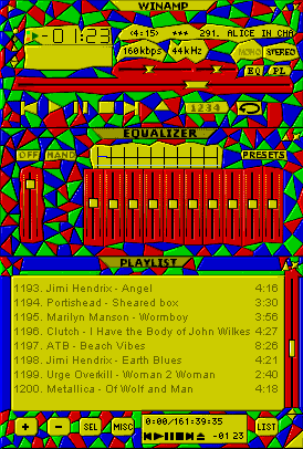 ColourShard Winamp skin