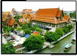 Wat Paknam ( The Great Master'sTemple in Bangkok Thailand )