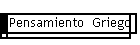 Pensamiento  Griego