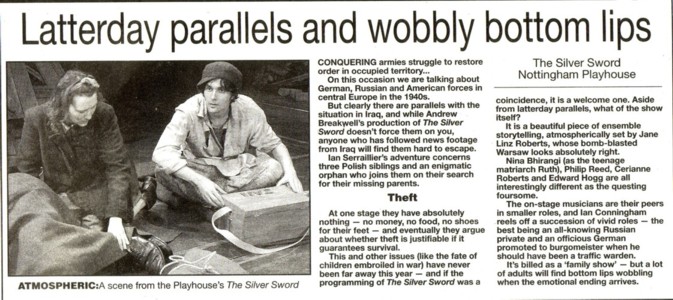 The Silver Sword Review