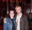 Phil with Diana Croft after the final performance of A View from the Bridge