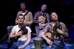Phil with James Eaton, Peter Helmer and James Earl Adair in Pump Boys and Dinettes