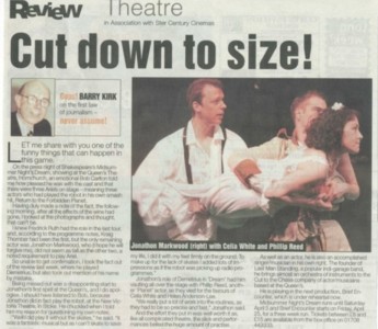 A Midsummer Night's Dream Cutting