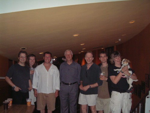 Phil after a performance of Keep on Running