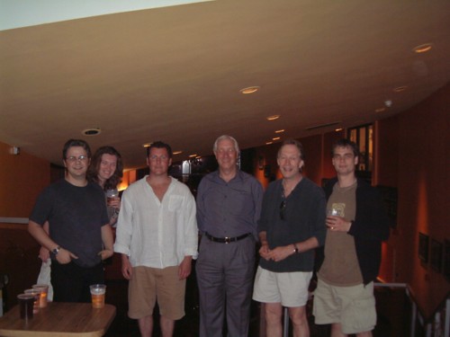 Phil after a performance of Keep on Running