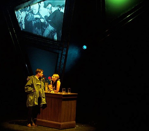 Phil with Emily Gardner in Keep on Running