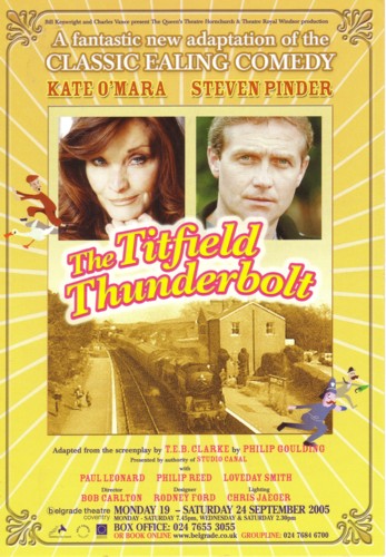 The Titfield Thunderbolt Tour Flyer - Front