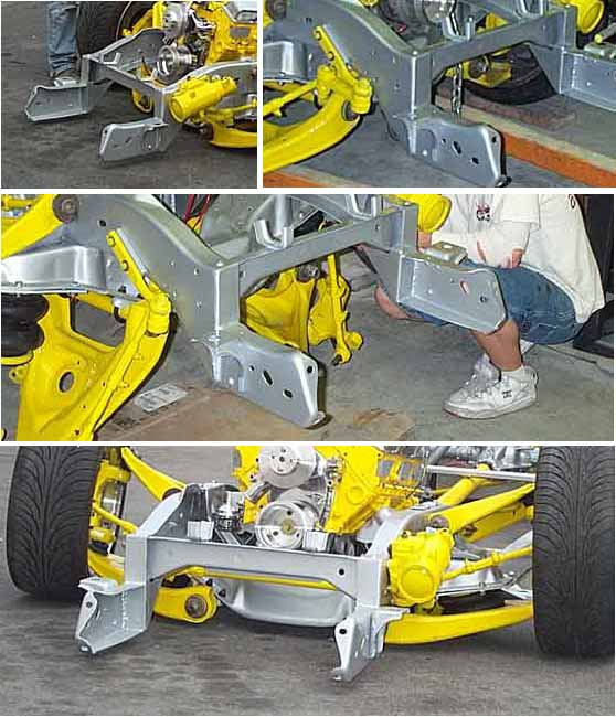 This is how the frame horns should look after its been cut and rewelded on (got these pics from another website)