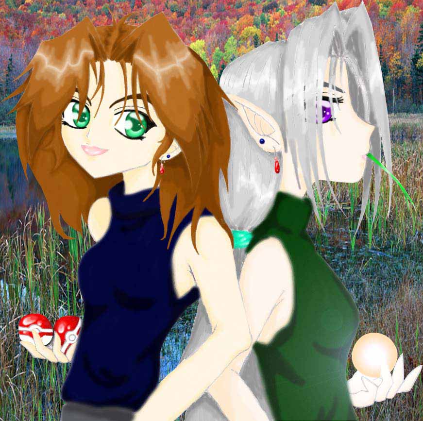 It's me! But who's that other chick?