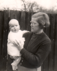 Me and Mum on my Christening day