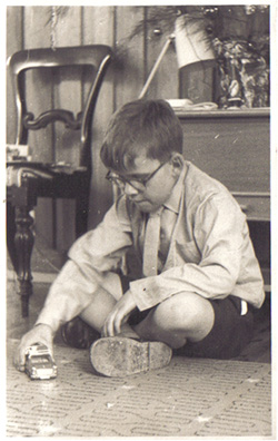 Me on Christmas Day 1962 - age 7