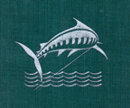 Another incised motif from a Reprint Society special (The Old Man and the Sea)