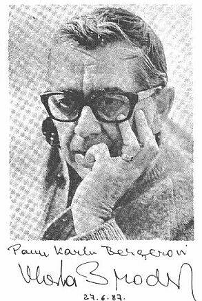 private autograph from 27.VI.1987