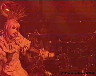 Mana-sama, taking a bow besides our beloved drummer