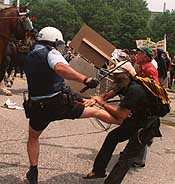 this is what cops do to protestors