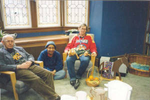 some of the Alias crew in Rivka's office