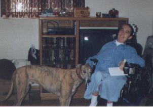 Danielle and her dog Crackle