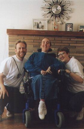 Mike, Danielle, and her mom, Carol