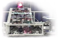 our robot pulling a goal