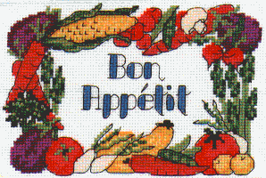 Kitchen cross-stitch