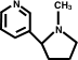 Structure of Nicotine