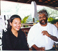 Pastor Robert and a Rotaractor