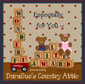 Thank you Dara Sue!
