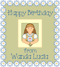 Thank you Wanda Lucia!
