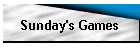 Sunday's Games