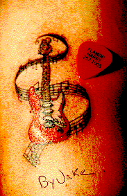 Flamin Harry tattoo