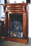 Wood fireplace click to enlarge