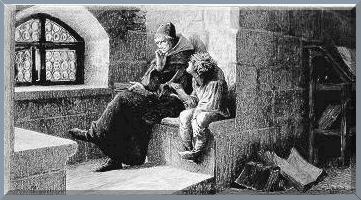 Frollo caring for Quasimodo
