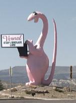 a pink dinosaur