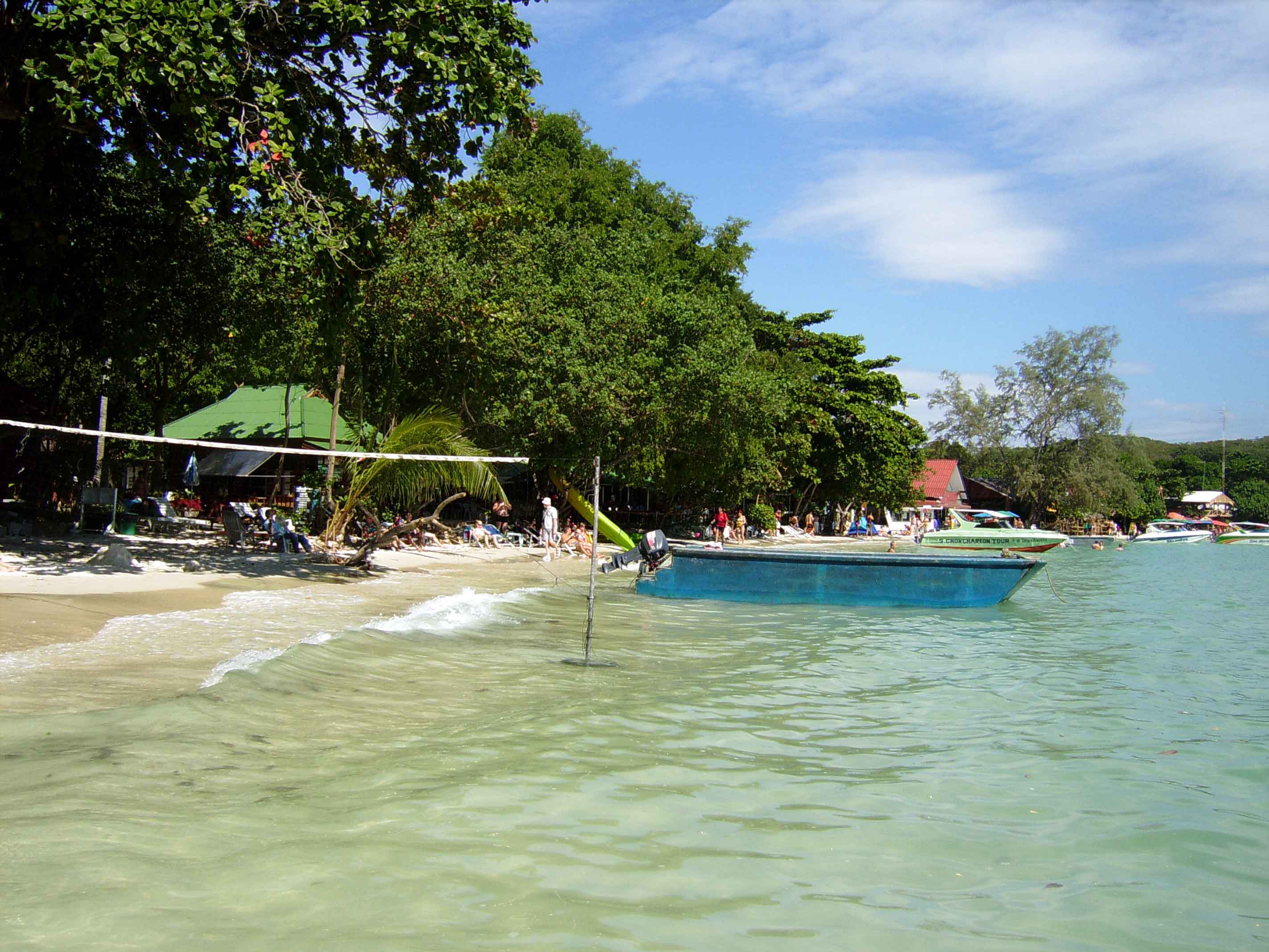 Waiting of some tourists by boat trip Koh Samet